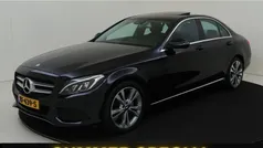 Zwart Gebruikt 2017 Mercedes C180 Ambition Sedan | € 21.945 (Goede deal)