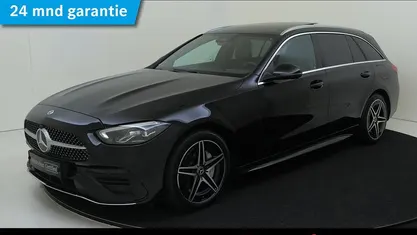 Zwart Gebruikt 2023 Mercedes C300 AMG line Stationwagen | € 45.945 (Eerlijke prijs)