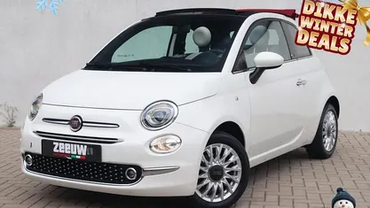 Wit Gebruikt 2020 Fiat 500C Star Cabriolet | € 13.900 (Eerlijke prijs)