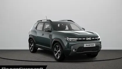 Cedar green (groen mica) Nieuw 2025 Dacia Duster SUV | € 34.475 (Eerlijke prijs)