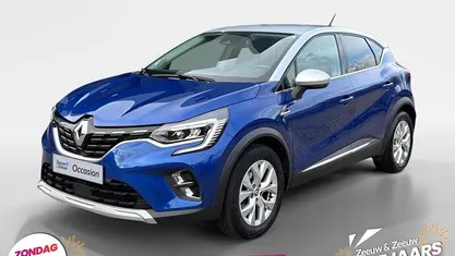Twotone bleu iron / gris high (donker blauw) Gebruikt 2021 Renault Captur Intens SUV | € 17.735 (Eerlijke prijs)