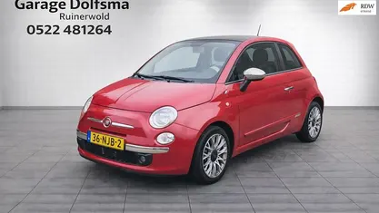 Occasion Fiat 500C Lounge 69 PK (50 kW) 2010 Rood Cabriolet