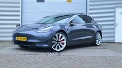 Grijs Gebruikt 2019 Tesla Model 3 Performance Sedan | € 23.999 (Eerlijke prijs)