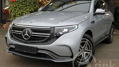 Zilver, metallic lak Gebruikt 2021 Mercedes EQC400 AMG line SUV | € 42.500 (Eerlijke prijs)