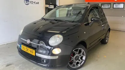 Occasion Fiat 500 Sport 101 PK (74 kW) 2008 Zwart, metallic lak Hatchback