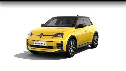 Nieuw Renault R5 Techno 110 kW (150 PK) 2026 Twotone jaune pop! / noir étoilé (geel metallic) Hatchback