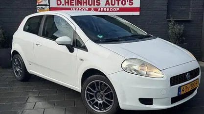 Occasion Fiat Grande Punto Lusso 65 PK (47 kW) 2008 Wit Hatchback