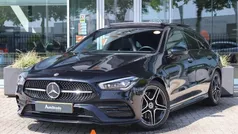 Zwart, metallic lak Gebruikt 2021 Mercedes CLA200 Shooting Brake AMG line Stationwagen | € 29.700 (Eerlijke prijs)