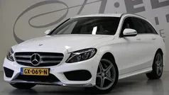 Wit Gebruikt 2015 Mercedes C250 AMG line Stationwagen | € 19.950 (Super prijs)