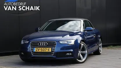 Occasion Audi A5 Cabriolet S-Line 177 PK (130 kW) 2016 Blauw Cabriolet