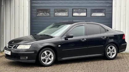 Zwart Gebruikt 2005 Saab 9-3 Linear Sedan | € 1.350 (Super prijs)