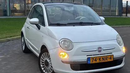 Beige Occasion 2010 Fiat 500 Lounge Hatchback | € 2.995 (Goede deal)