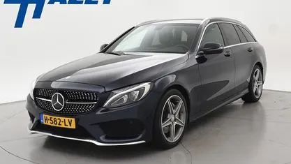 Blauw Occasion 2016 Mercedes C180 AMG Stationwagen | € 13.950 (Eerlijke prijs)