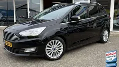 Zwart Gebruikt 2017 Ford Grand C-Max Titanium MPV | € 12.950 (Eerlijke prijs)
