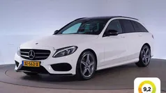 Wit Gebruikt 2018 Mercedes C180 AMG Stationwagen | € 19.945 (Eerlijke prijs)