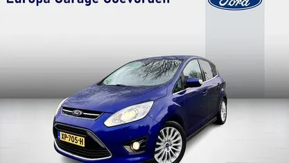 Blauw Occasion 2019 Ford C-MAX Titanium MPV | € 9.745 (Super prijs)