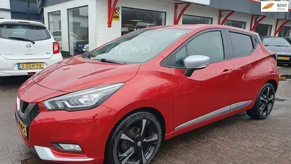 Occasion Nissan Micra Acenta 71 PK (52 kW) 2018 Rood Hatchback