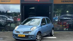 Blauw, metallic lak Gebruikt 2006 Nissan Micra Visia Hatchback | € 1.495 (Goede deal)