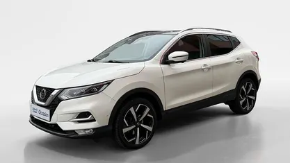 Pearl white Occasion 2019 Nissan Qashqai Tekna+ SUV | € 16.994 (Eerlijke prijs)