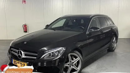 Zwart Gebruikt 2018 Mercedes C200 Sport Edition Stationwagen | € 20.950 (Eerlijke prijs)