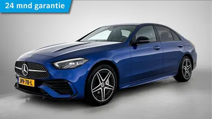 Occasion Mercedes C300e AMG 313 PK (230 kW) 2024 Blauw Sedan