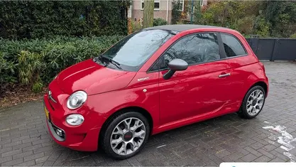 Rood Gebruikt 2021 Fiat 500C Sport Cabriolet | € 15.395 (Eerlijke prijs)