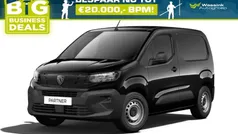 Zwart Nieuw 2024 Peugeot Partner Comfort MPV | € 21.199 (Eerlijke prijs)
