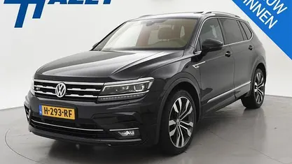 Zwart, metallic lak Occasion 2020 VW Tiguan Allspace R-line SUV | € 27.900 (Eerlijke prijs)