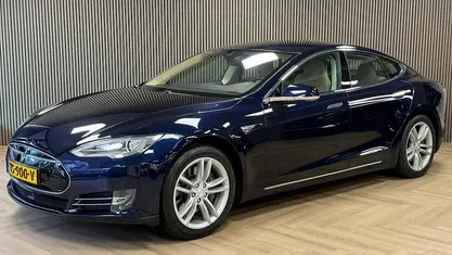 Occasion Tesla Model S 235 kW (320 PK) 2014 Blauw Hatchback