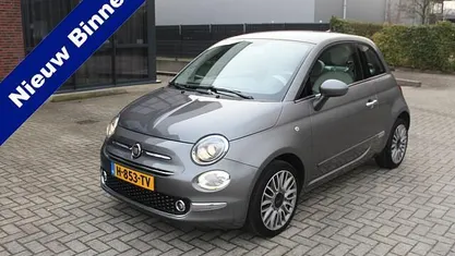Grijs Occasion 2017 Fiat 500 Lounge Hatchback | € 8.950 (Eerlijke prijs)