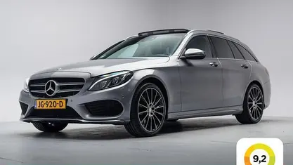 Grijs Gebruikt 2016 Mercedes C250 Prestige Stationwagen | € 18.945 (Eerlijke prijs)