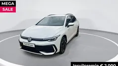 Wit, metallic lak Nieuw 2024 VW Golf VIII R-line Edition Stationwagen | € 40.990 (Goede deal)