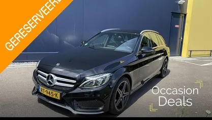 Zwart Occasion 2018 Mercedes C180 Sport Edition Stationwagen | € 22.495 (Eerlijke prijs)
