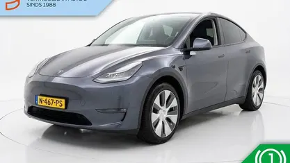 Occasion Tesla Model Y Long Range AWD 378 kW (514 PK) 2021 Grijs SUV