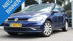 Blauw, metallic lak Gebruikt 2018 VW Golf VII Comfortline Stationwagen | € 12.950 (Super prijs)