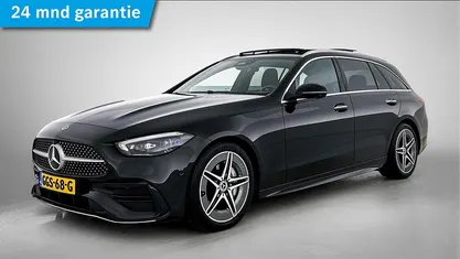 Zwart Gebruikt 2024 Mercedes C180 AMG line Stationwagen | € 44.750 (Eerlijke prijs)