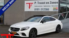 Wit, metallic lak Gebruikt 2018 Mercedes C200 AMG line Coupé | € 29.950 (Eerlijke prijs)