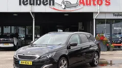Zwart Gebruikt 2017 Peugeot 308 GT-line Stationwagen | € 6.695 (Super prijs)