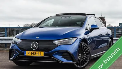 Occasion Mercedes EQE350 AMG line 215 kW (293 PK) 2022 Blauw (metallic) Sedan