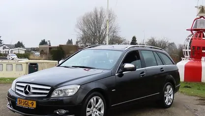 Zwart Occasion 2008 Mercedes C180 Avantgarde Stationwagen | € 5.750 (Eerlijke prijs)