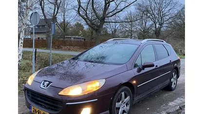 Paars (metallic) Occasion 2005 Peugeot 407 Stationwagen | € 1.250 (Eerlijke prijs)