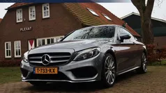 Grijs, metallic lak Gebruikt 2016 Mercedes C220 Prestige Coupé | € 25.945 (Eerlijke prijs)
