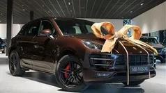 Bruin, metallic lak Gebruikt 2015 Porsche Macan Turbo SUV | € 36.950 (Eerlijke prijs)