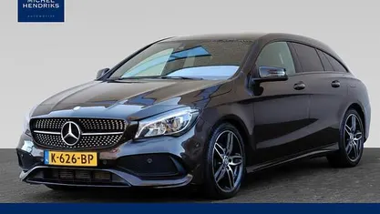 Bruin (metallic) Occasion 2017 Mercedes CLA180 Shooting Brake AMG Stationwagen | € 17.750 (Goede deal)