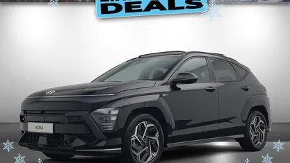 Zwart Nieuw 2025 Hyundai Kona N Line SUV | € 39.695 (Eerlijke prijs)