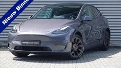Grijs, metallic lak Gebruikt 2021 Tesla Model Y Long Range SUV | € 32.900 (Goede deal)