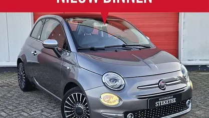 Grijs (metallic) Gebruikt 2018 Fiat 500 Lounge Hatchback | € 12.950 (Eerlijke prijs)