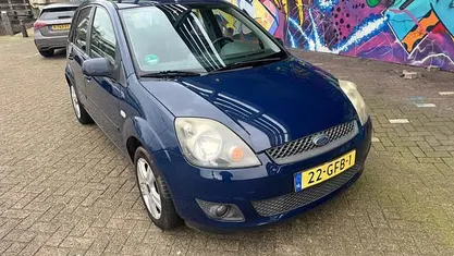 Occasion Ford Fiesta Futura 80 PK (58 kW) 2008 Blauw Hatchback