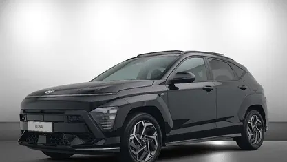 Zwart Nieuw 2025 Hyundai Kona N Line SUV | € 39.925 (Eerlijke prijs)