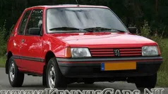 Rood Gebruikt 1986 Peugeot 205 Hatchback | € 3.900